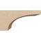 Ekena Millwork 8"W x 16"D x 8"H Wide Huntington Rough Cedar Woodgrain TimberThane Corbel, Primed Tan CORUR08X16X08HUNRCPR - alternate 2